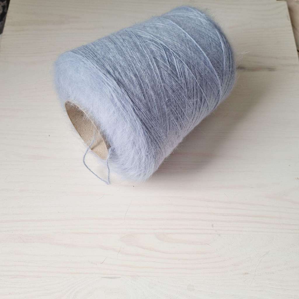 Angora Wool Filati 90% dark blue