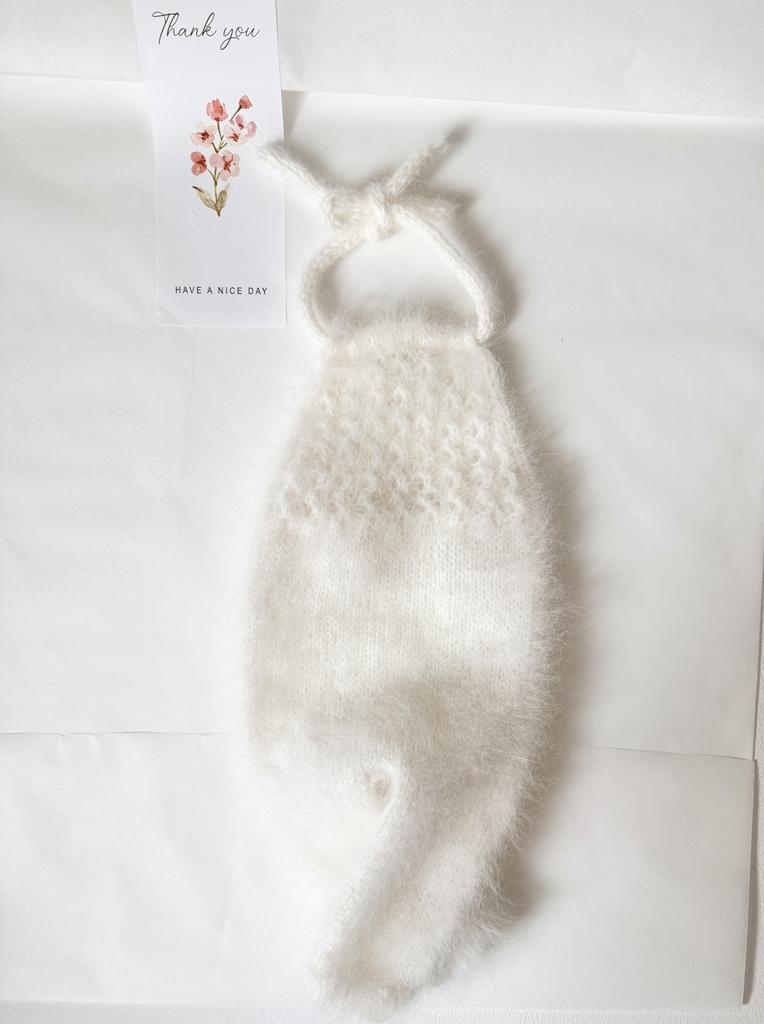 Overalls with straps and long feet