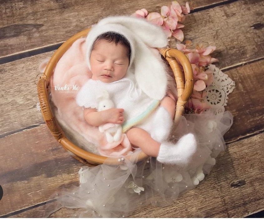 Hat Bunny with cord and long ears