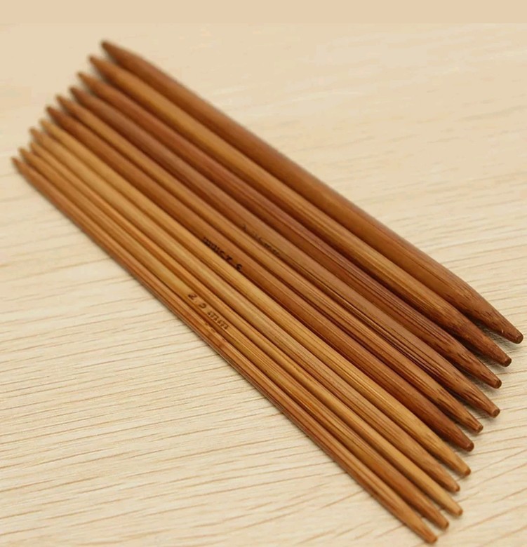 Double Needle Bamboo 25cm Set (4 pcs)