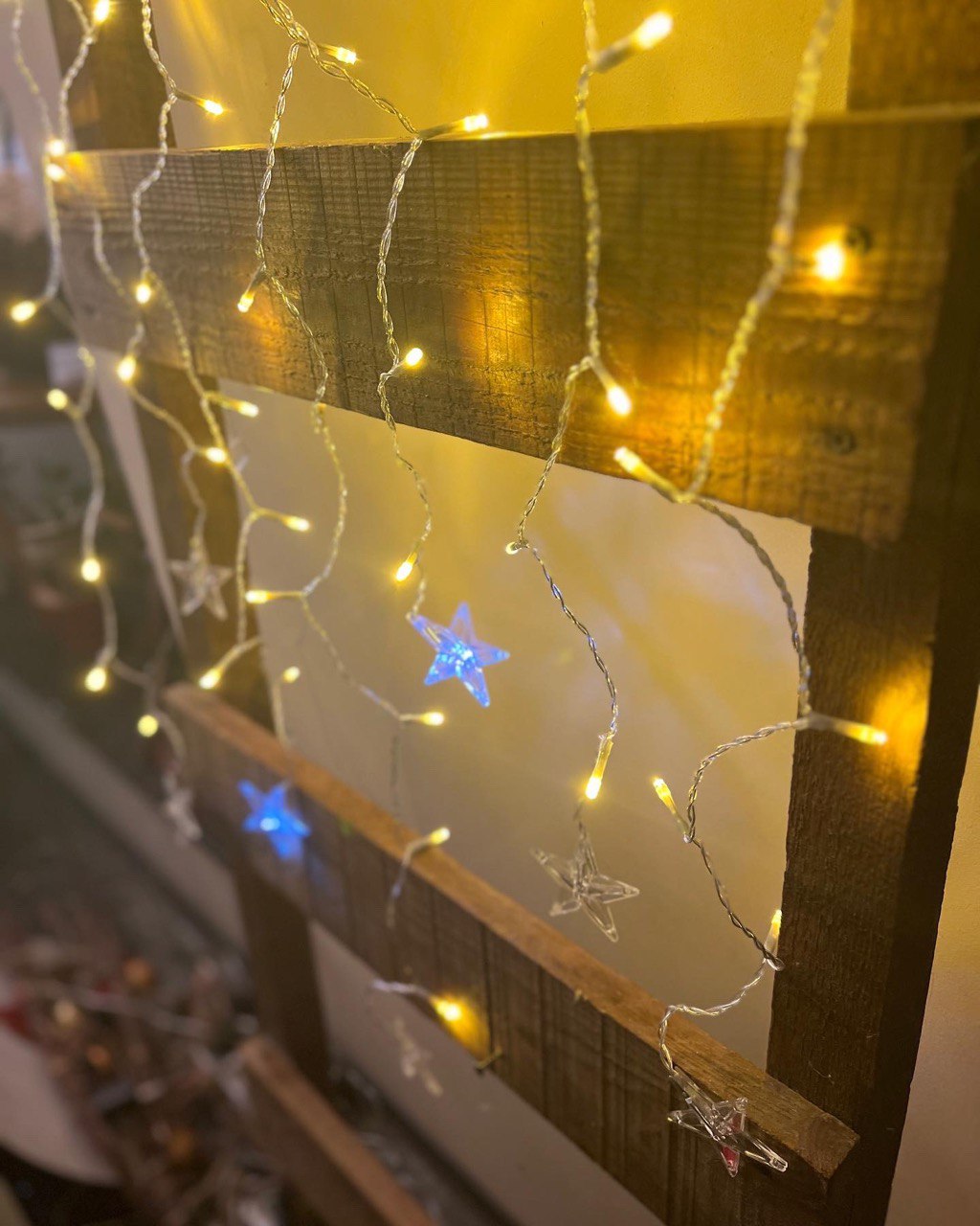 Гирлянда штора з Північними зірками