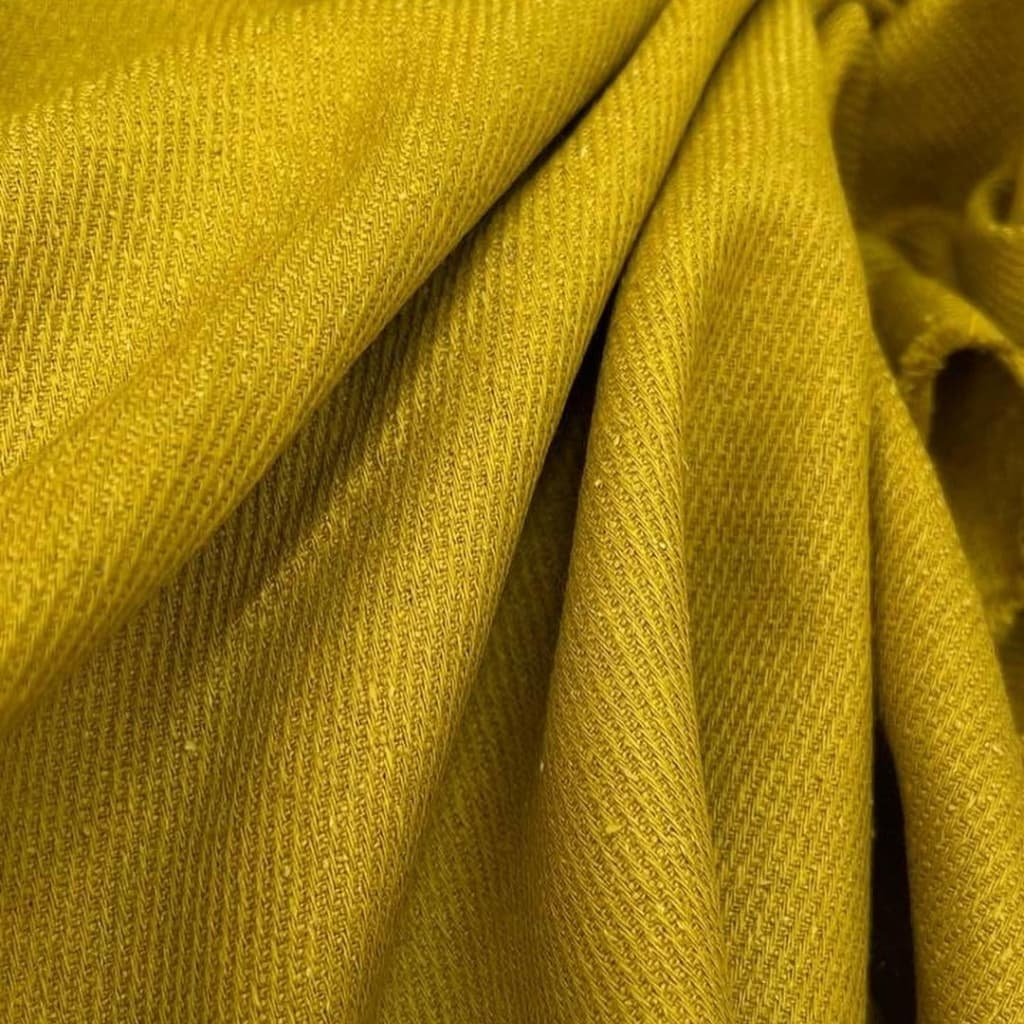 Костюмный шелк LP горчичного цвета