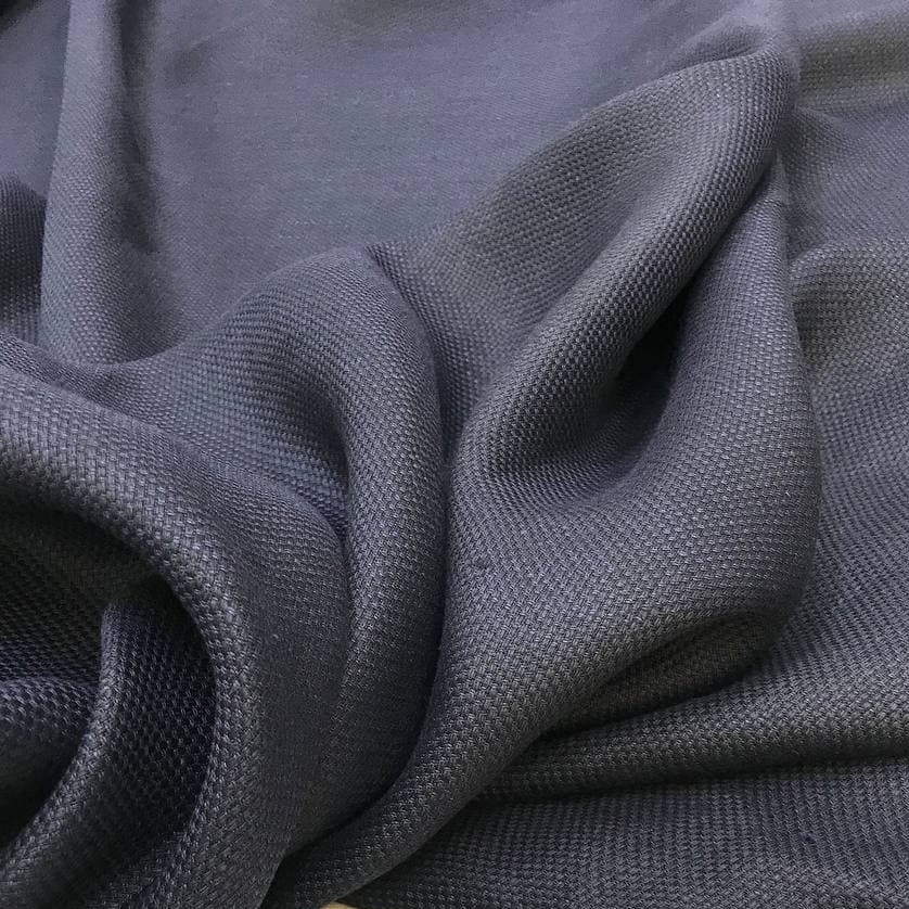 Костюмно-плательный лён с шелком L0ro Pi@na фактурное плетение