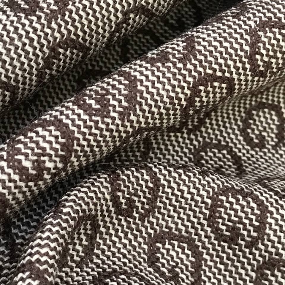 Костюмная шерсть с жаккардовым плетением Gucc.i