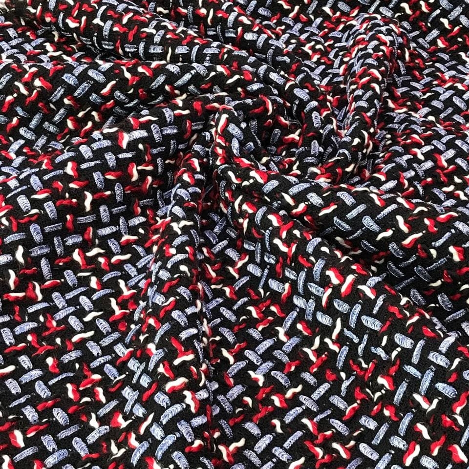 2,3м; 1,7м Твид шерстяной с хлопком и вискозой оригинал G.ucci  меланж