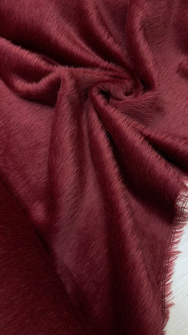 Пальтовая double alpaca Zegn@ бордового цвета