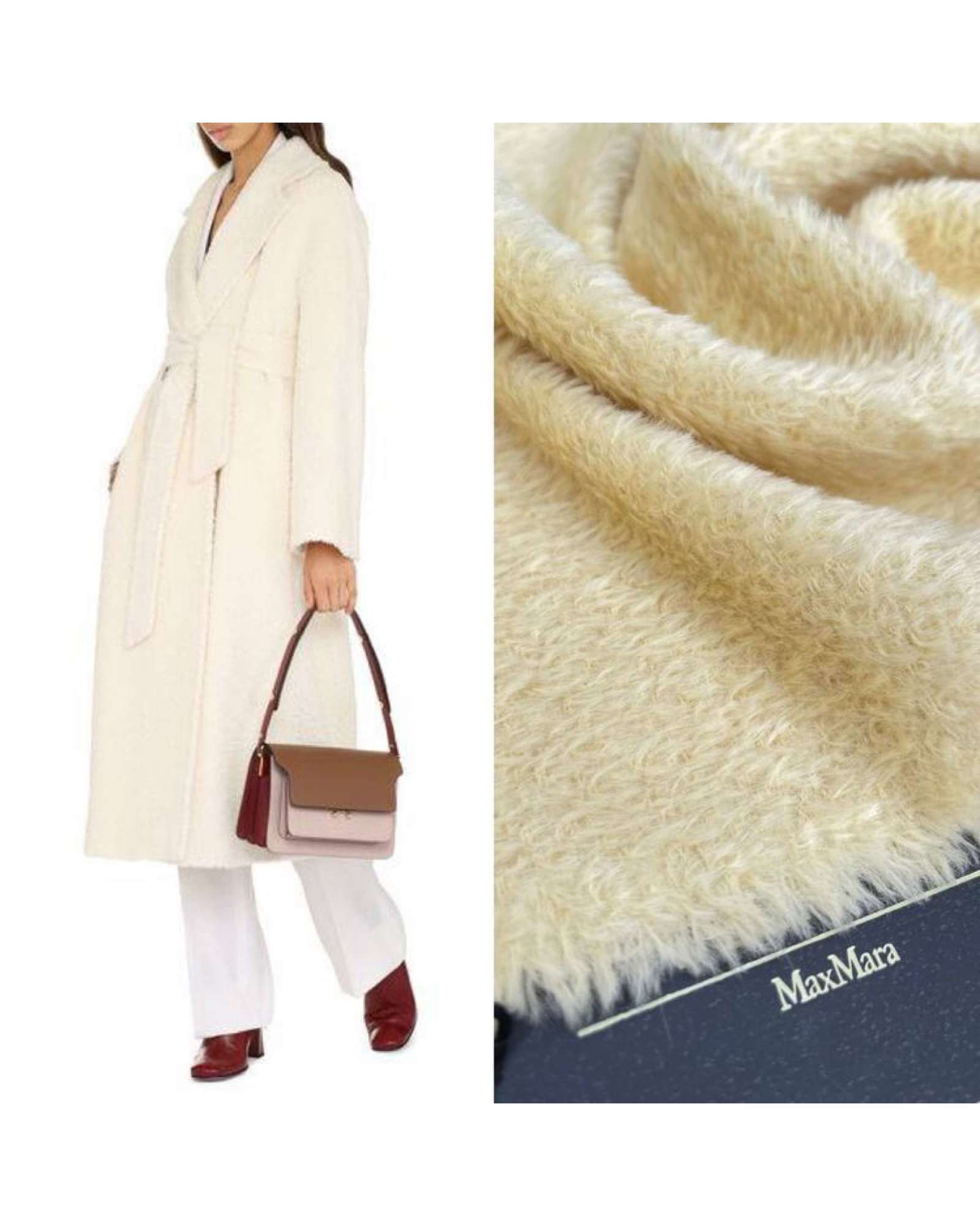 Сури альпака L0ro Pi@na сливочного цвета