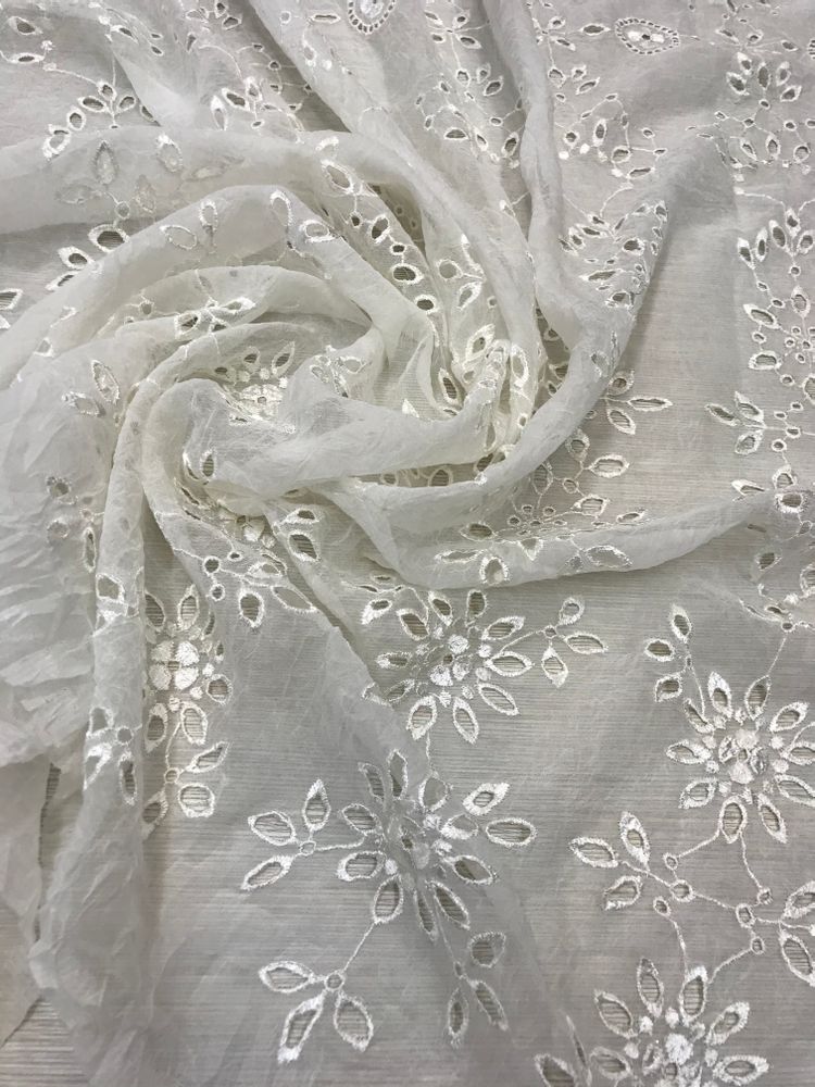 Шитьё на шелке оригинал Scervin0 молочного цвета