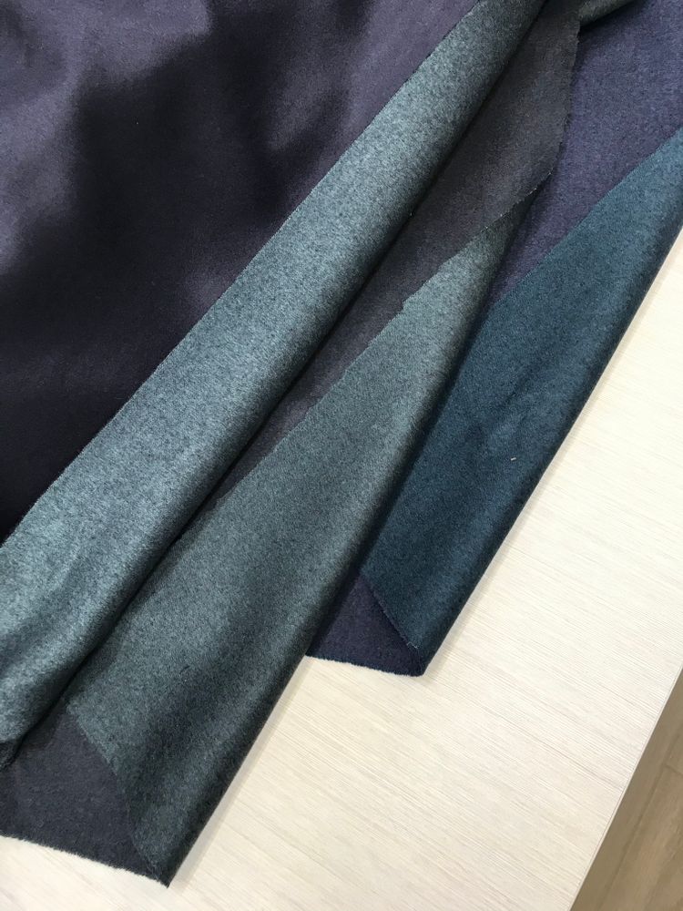 Пальтовый double кашемир с шерстью и шелком в трех цветах