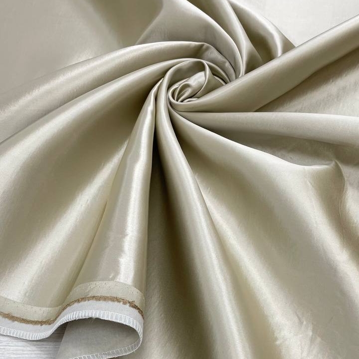 Бархат на хлопковой основе с шелком двухсторонний песочный/светло-серый