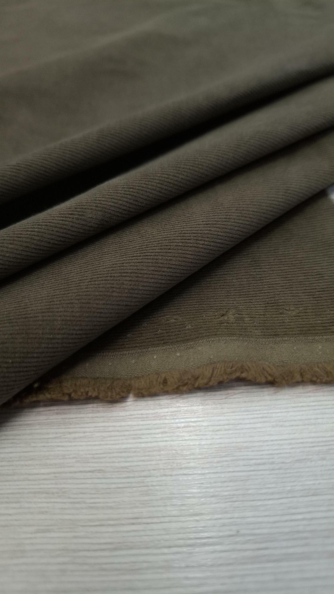 Микровельвет хлопковый оригинал V@lentino хаки