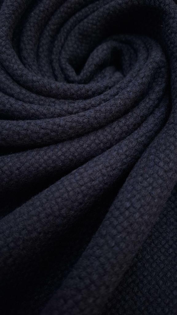 3,8мТвид шерстяной оригинал Ch@nel темно-синего цвета