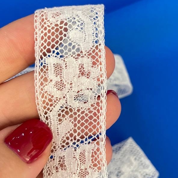 Хлопковое кружево из коллекции Pr@da молочного цвета