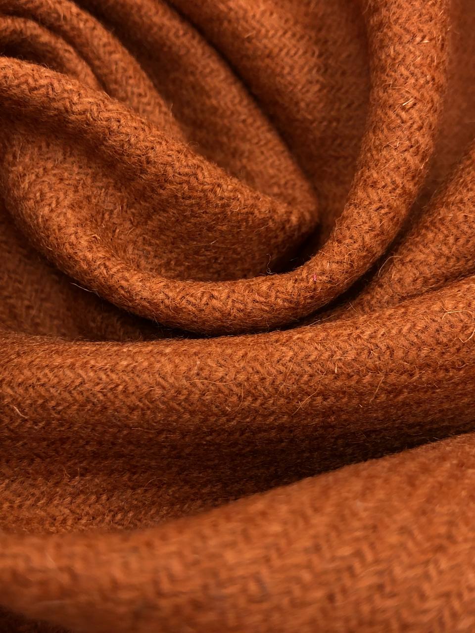 2.6м Шерсть для облегченного пальто, пиджака Pi@cenza оранжевый цвет