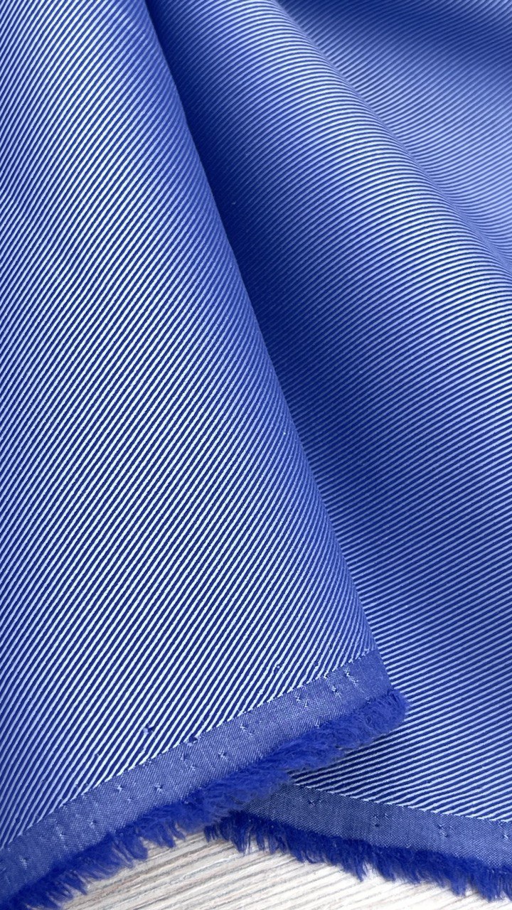 Рубашечный хлопок Zegn@ небесно-голубой, плетение диагональ