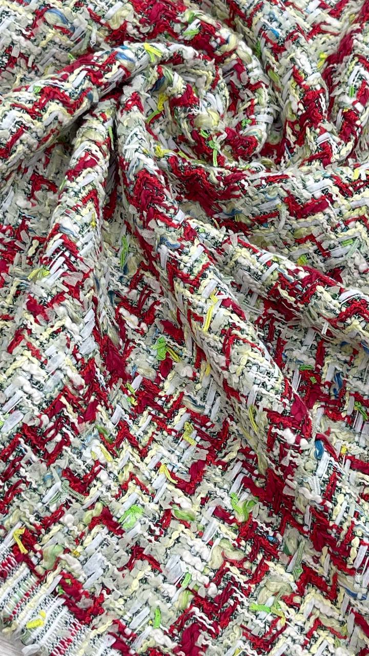 Твид хлопковый с вискозой Ch@nel