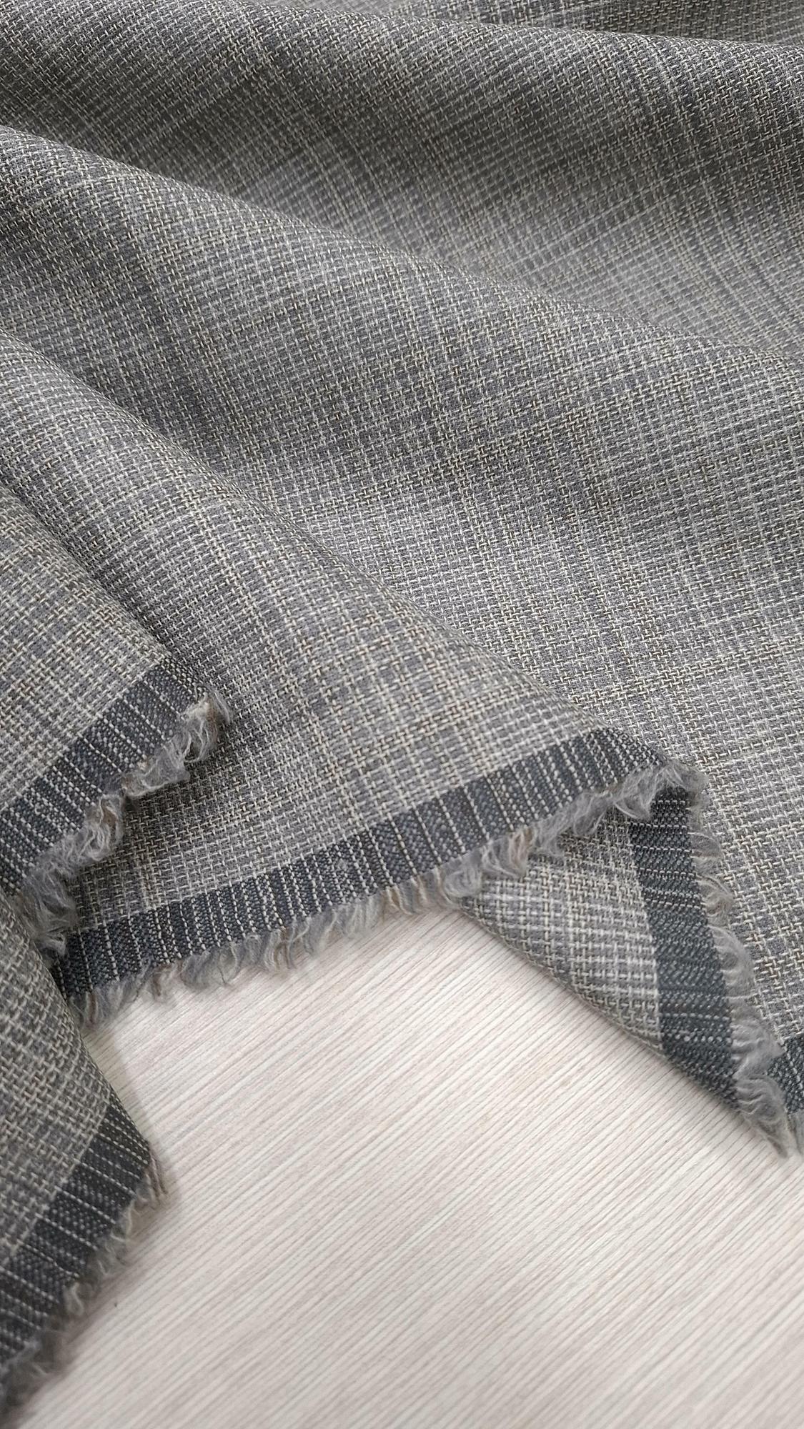 4.6м Костюмная шерсть с шёлком Pr@da