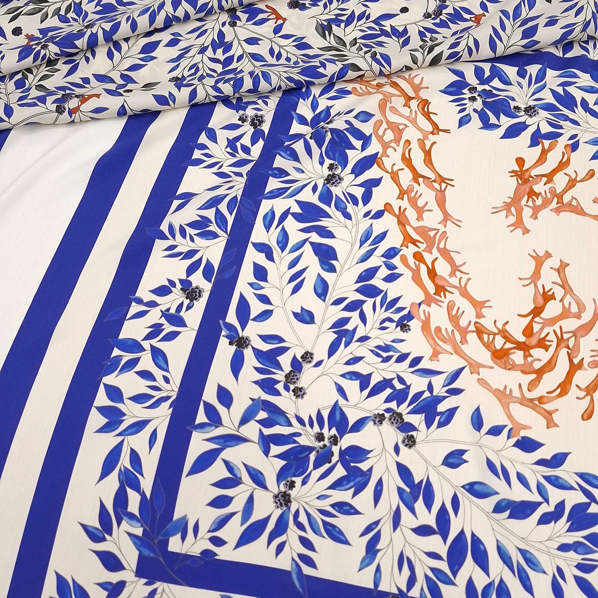 Шелк атласный с эластаном exclusive design купон