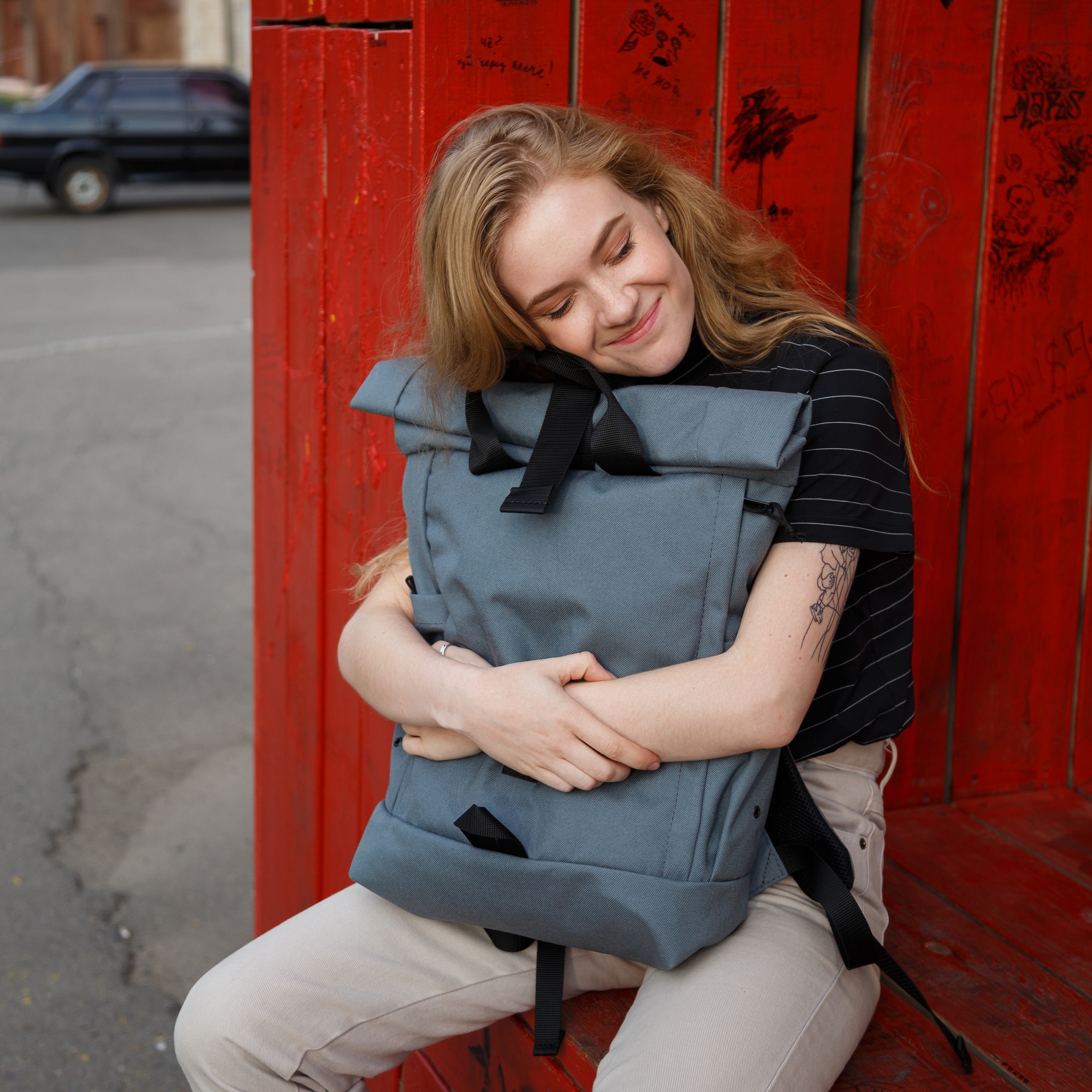 Міський рюкзак Roll Top II Grey