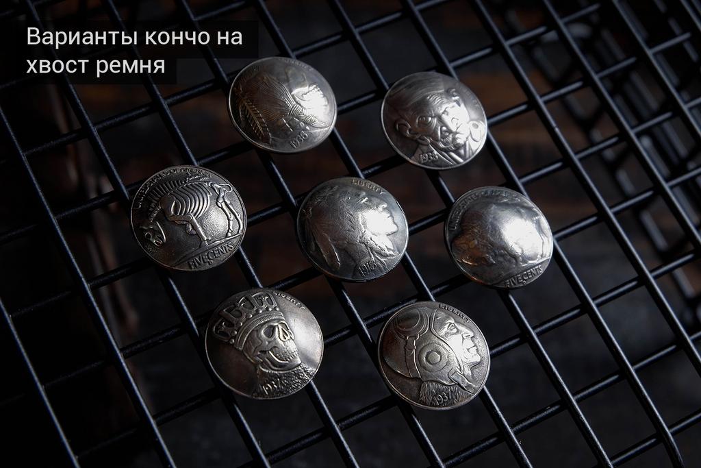 кончо для ремня, монеты для ремня, украшение ремня, мужской ремень, кожаный ремень, для джинсов, коричневая кожа, светло-коричневая кожа, кожа цвет виски, толстый ремень, пряжка нержавеющая сталь, ширина 40 мм, 4 см, ручная работа, Grossone, надежная пряжка, английская кожа, ручная прошивка, брючный, джинсовый ремень, классический ремень, купить ремень, заказать ремень, ремень под заказ, ремень большой размер