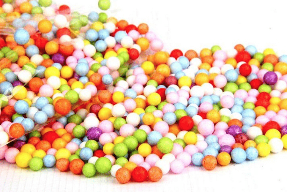 Всё для слайма > Шарики пенопластовые 2-4 мм купить в интернет-магазине