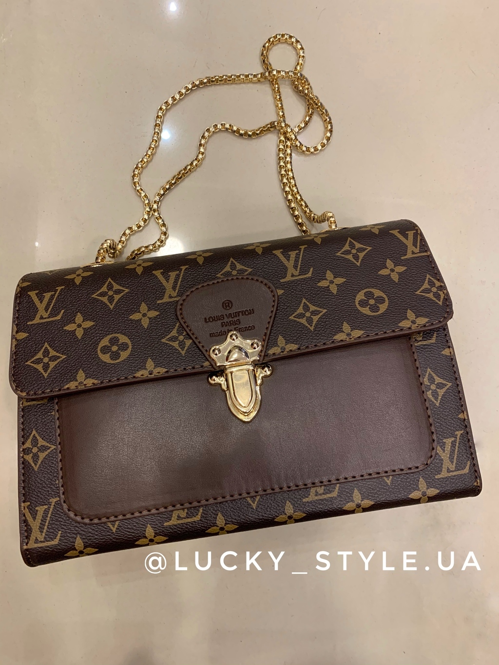 Louis Vuitton сумка маленькая LV Paris Coffe  monogram kanva Victoire 51111