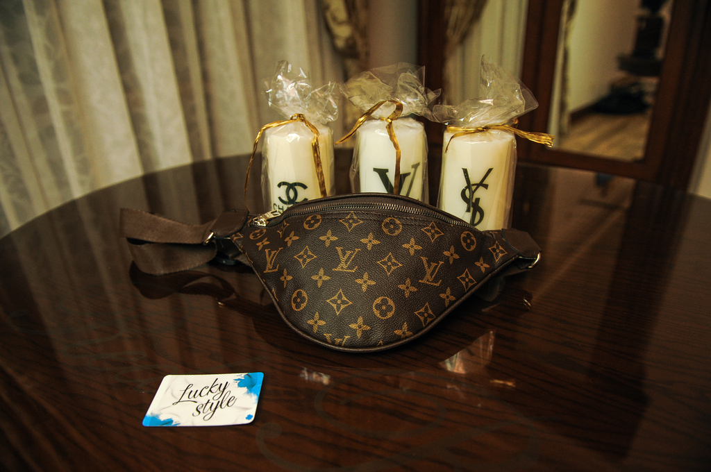 Бананка мужская Louis Vuitton узор