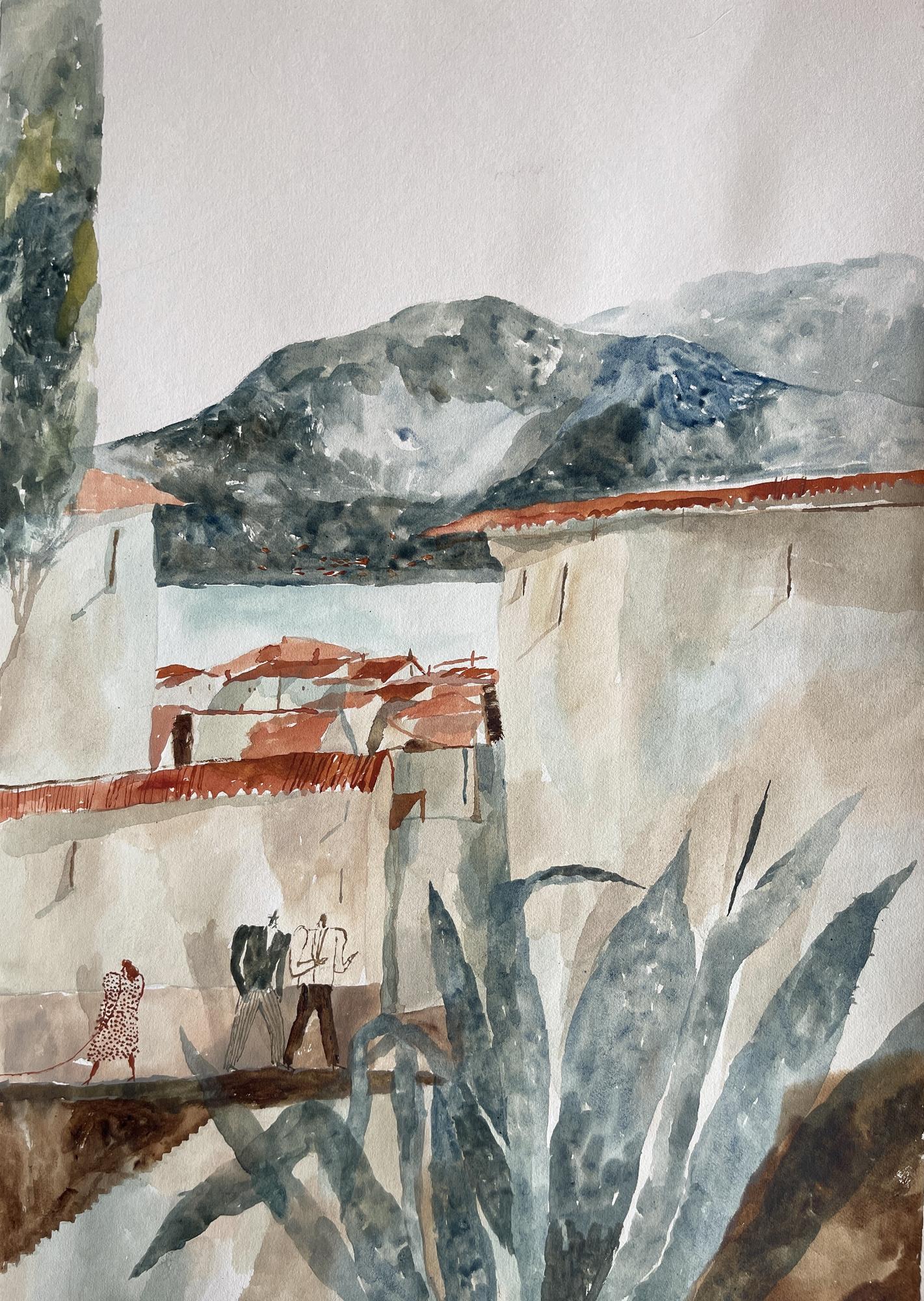 Original | La passeggiata. Lago di Como