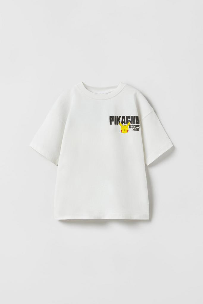 Футболка з принтом Pikachu Pokémon ™ © Nintendo Біла