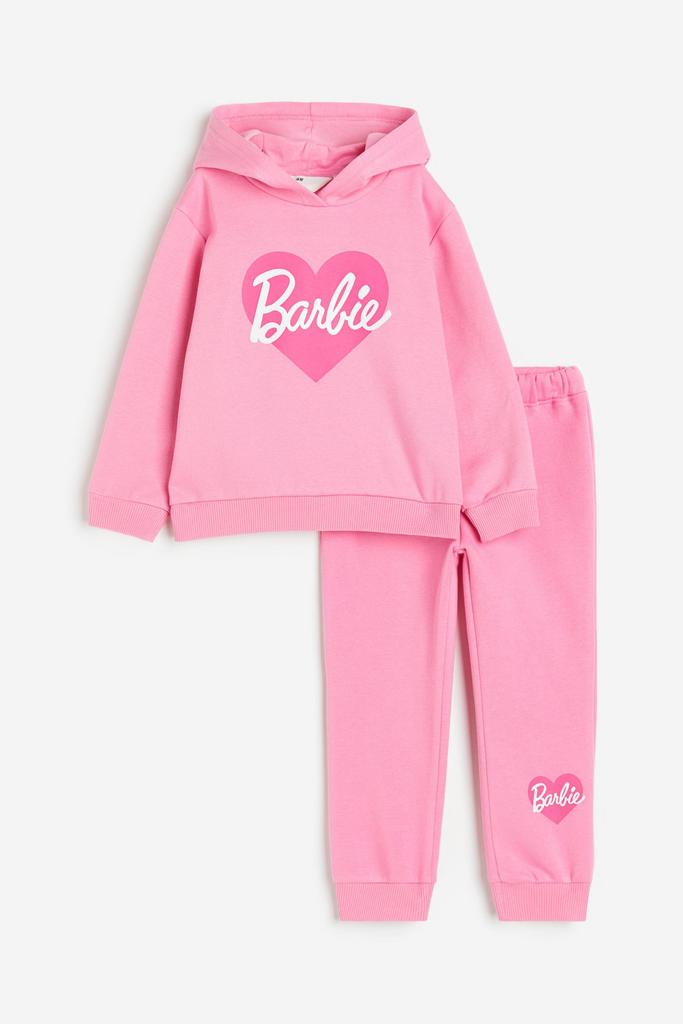 Комплект-двійка з принтом "Barbie" Рожевий