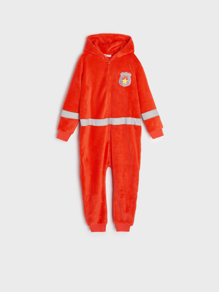 Піжамний комбінезон Червоний