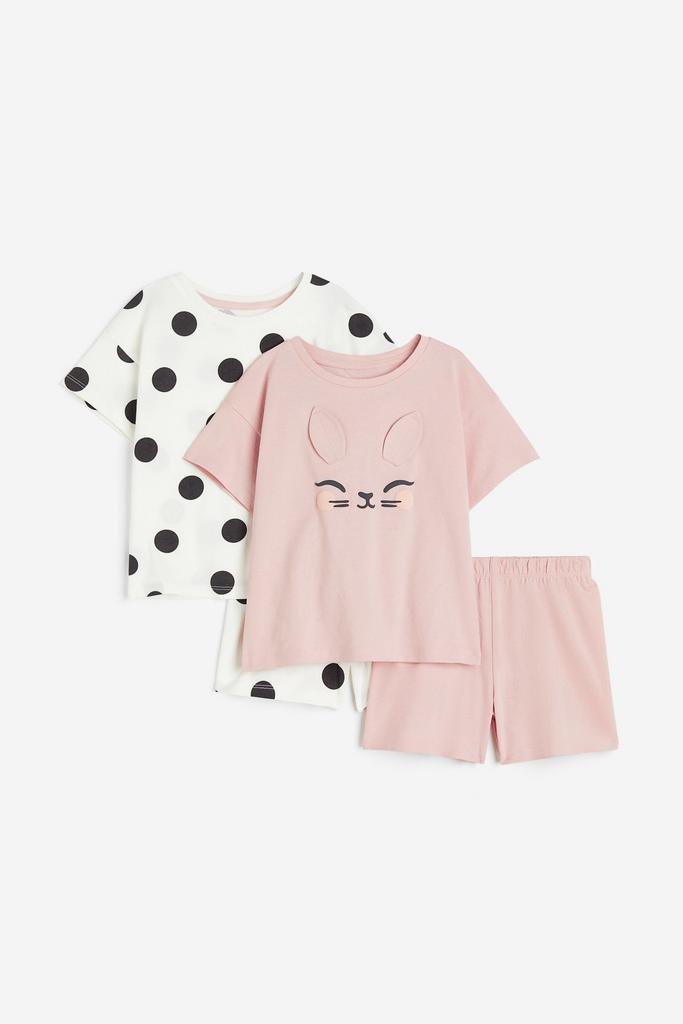 Піжама з принтом з трикотажу