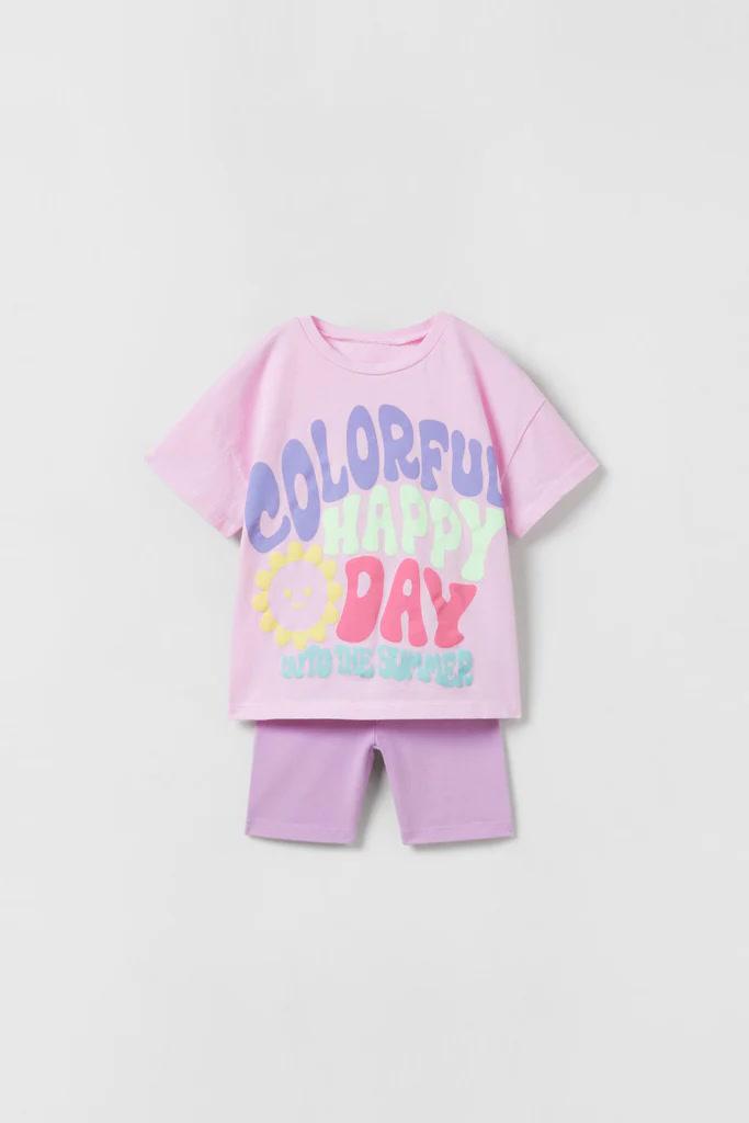 Літній комплект "Colorful Happy Day" Рожевий