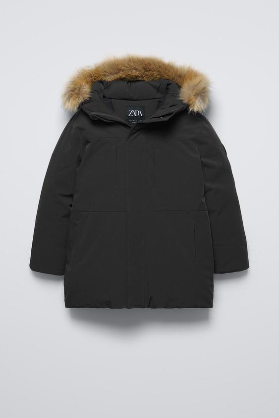 Довгий пуховик-парка WATER-REPELLENT