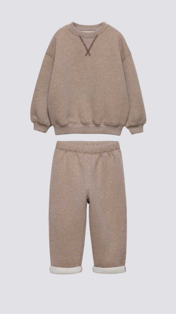 Костюм однотонний Коричневий