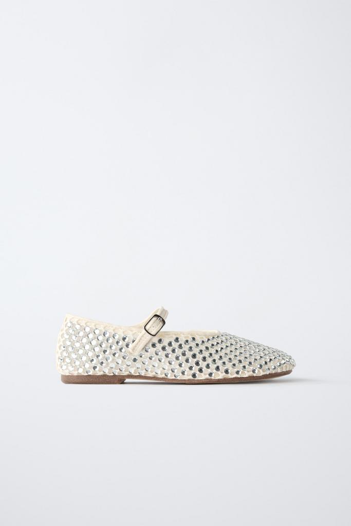 Балетки зі стразами