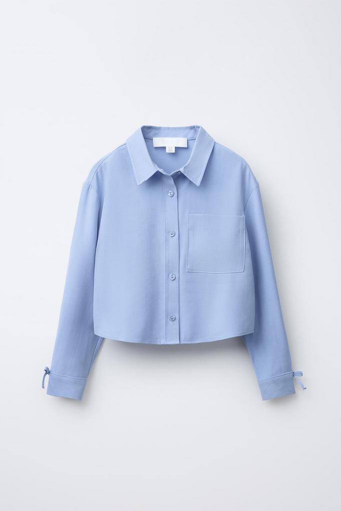 Сорочка з бантиками Блакитна