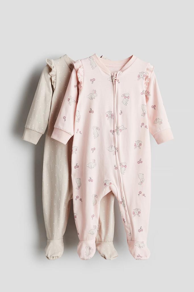 Піжама-повзунки з кроликами