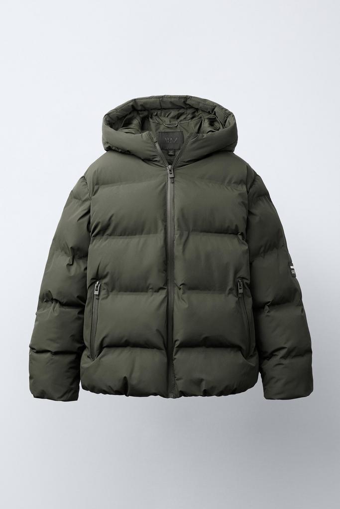 Стьобана куртка WATER-REPELLENT з нашивкою