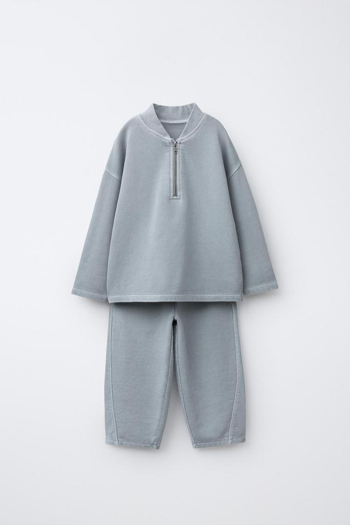 Комплект-двійка з високим коміром Сірий