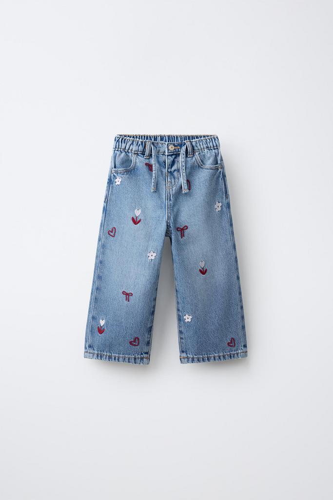 Джинси WIDE LEG із вишивкою