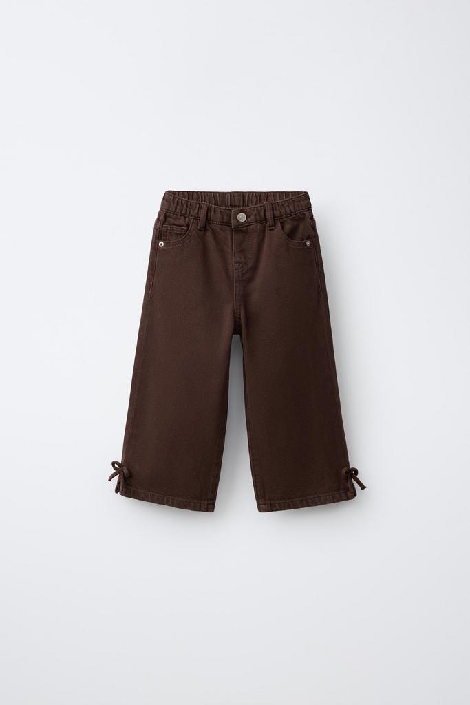 Джинси WIDE LEG з бантами