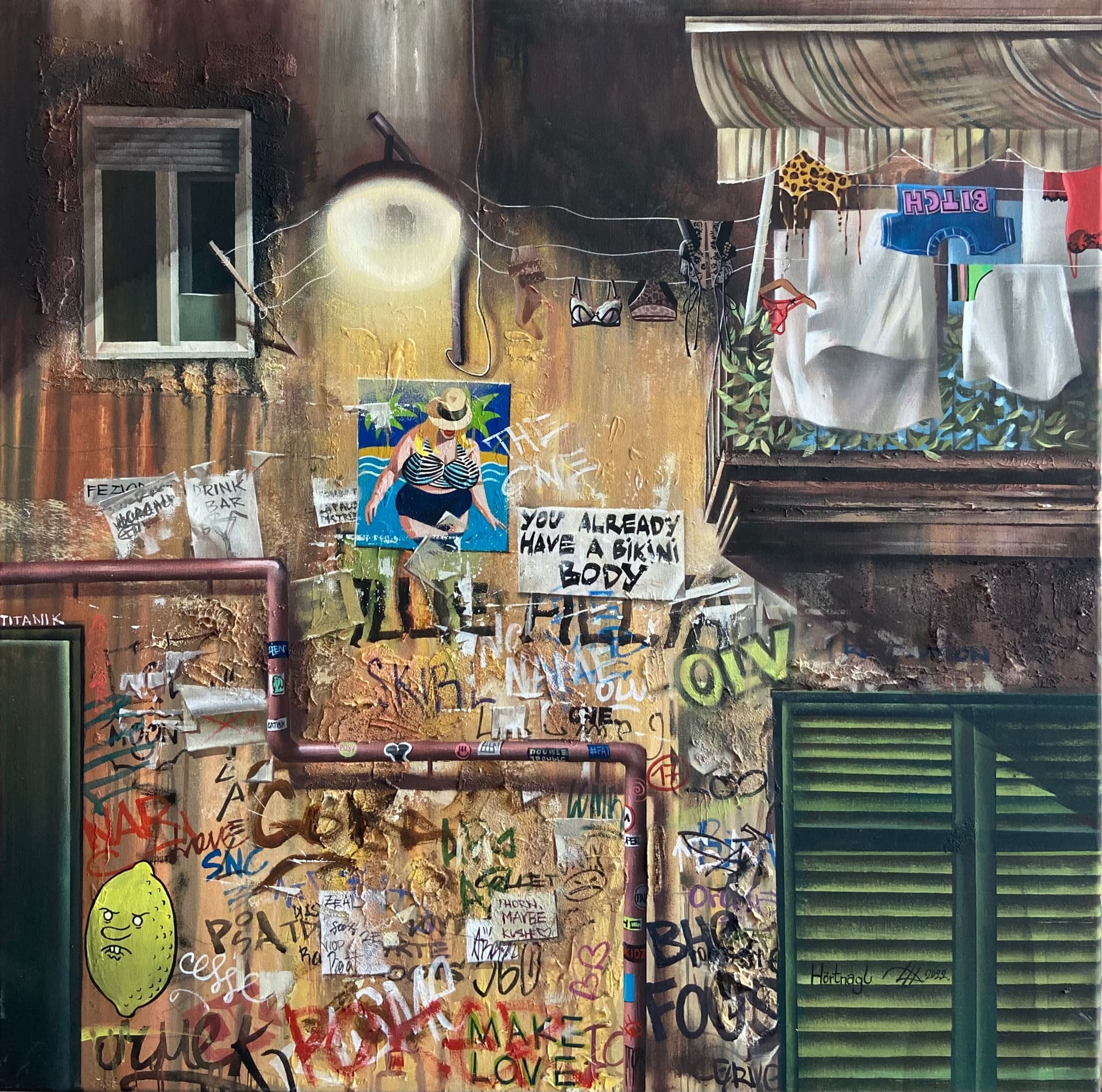 Bikini Body. Fem demonstration