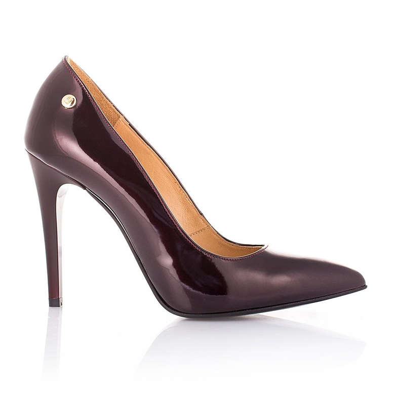 ШКІРЯНІ ЛОДОЧКИ НА ВИСОКОМУ КАБЛУКУ 1080