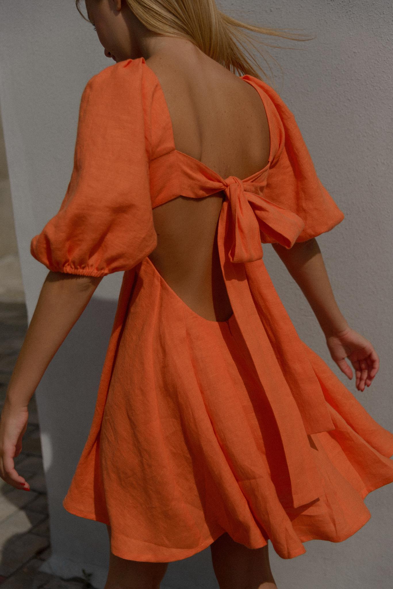 Платье Naomi Orange