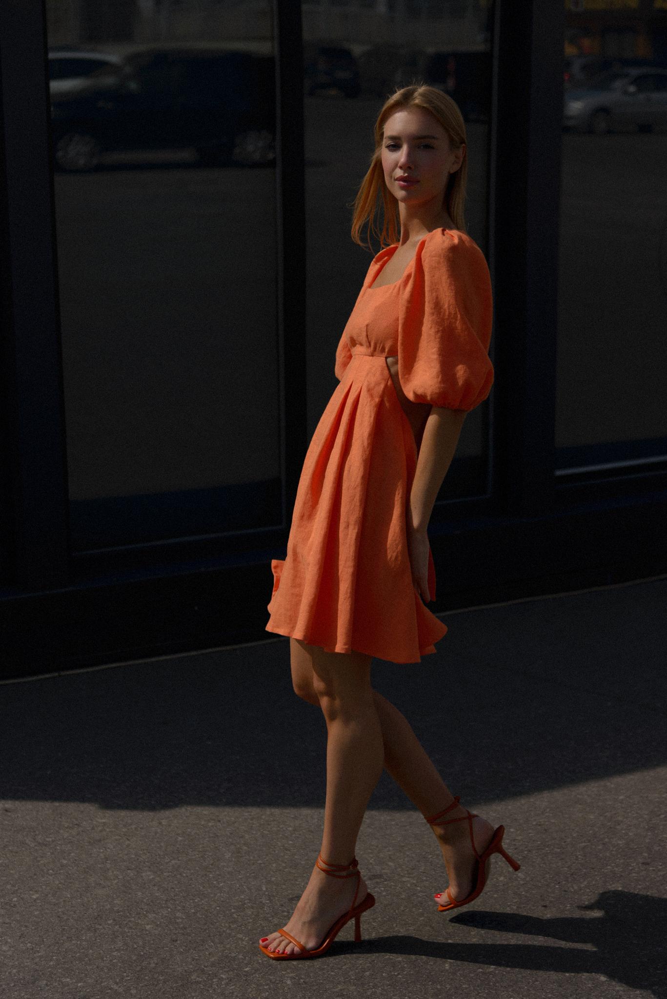 Платье Naomi Orange