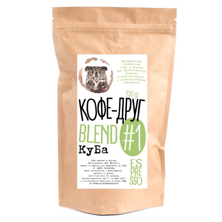 Кофе-Друг Blend #1 - Куба (250 г)