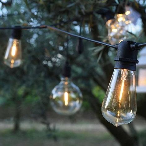 Гирлянда стекло "Карнавал лампа груша"