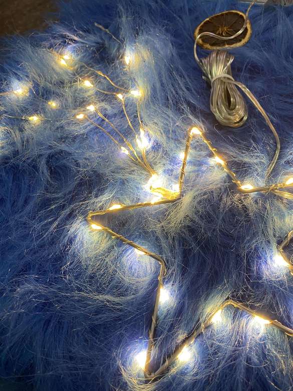 Микролед верхушка на елку "Комета"