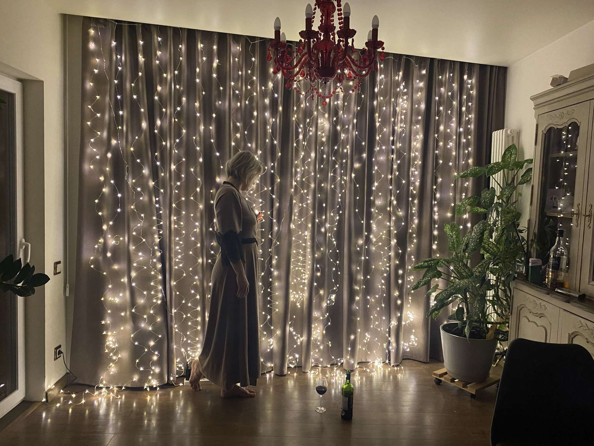 Гигантская штора микролед